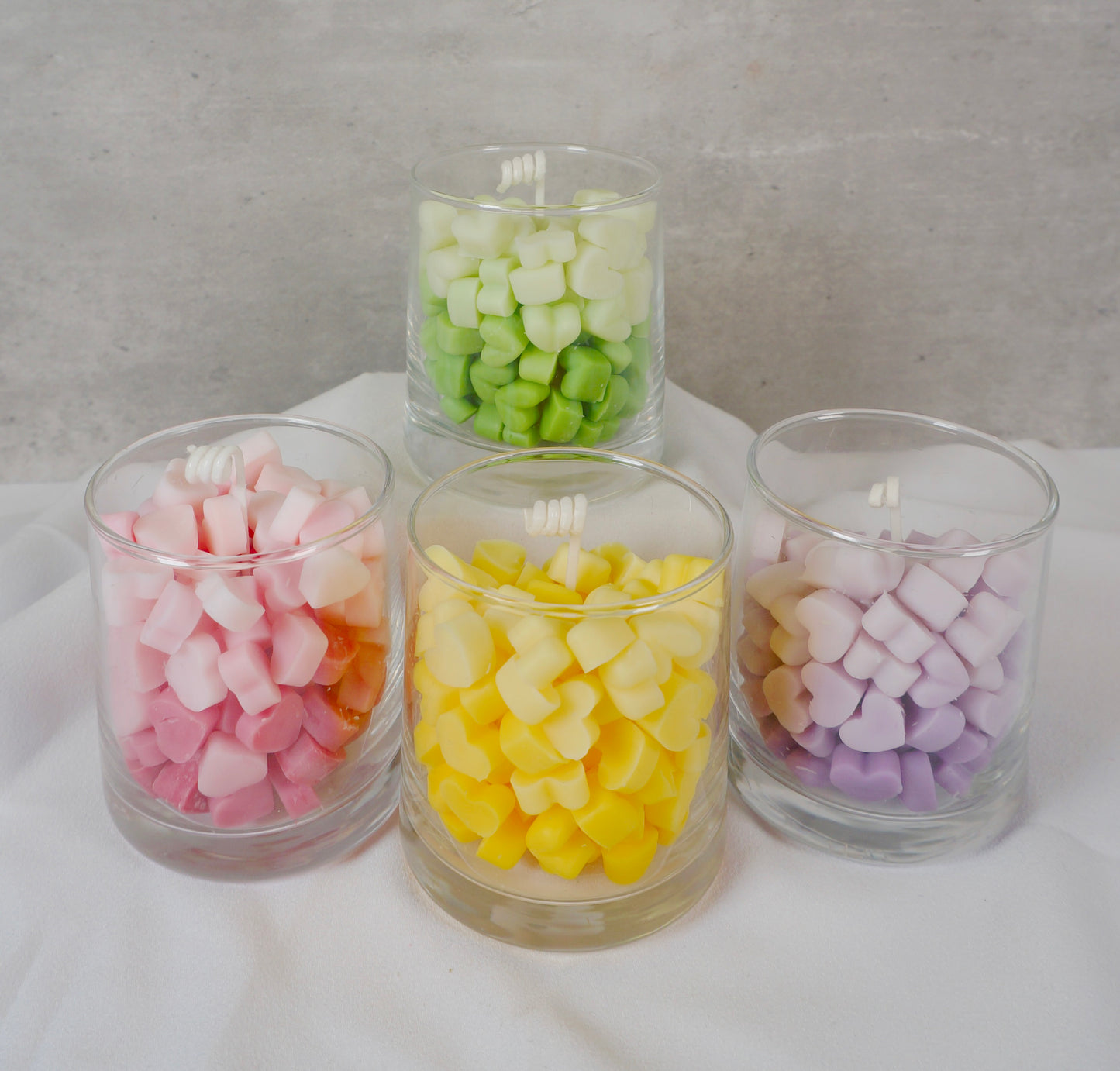 Hearts candle | Candy Hearts Candle| Conversation Hearts candle| Love candle| Valentines day candle | soy candle | gifts