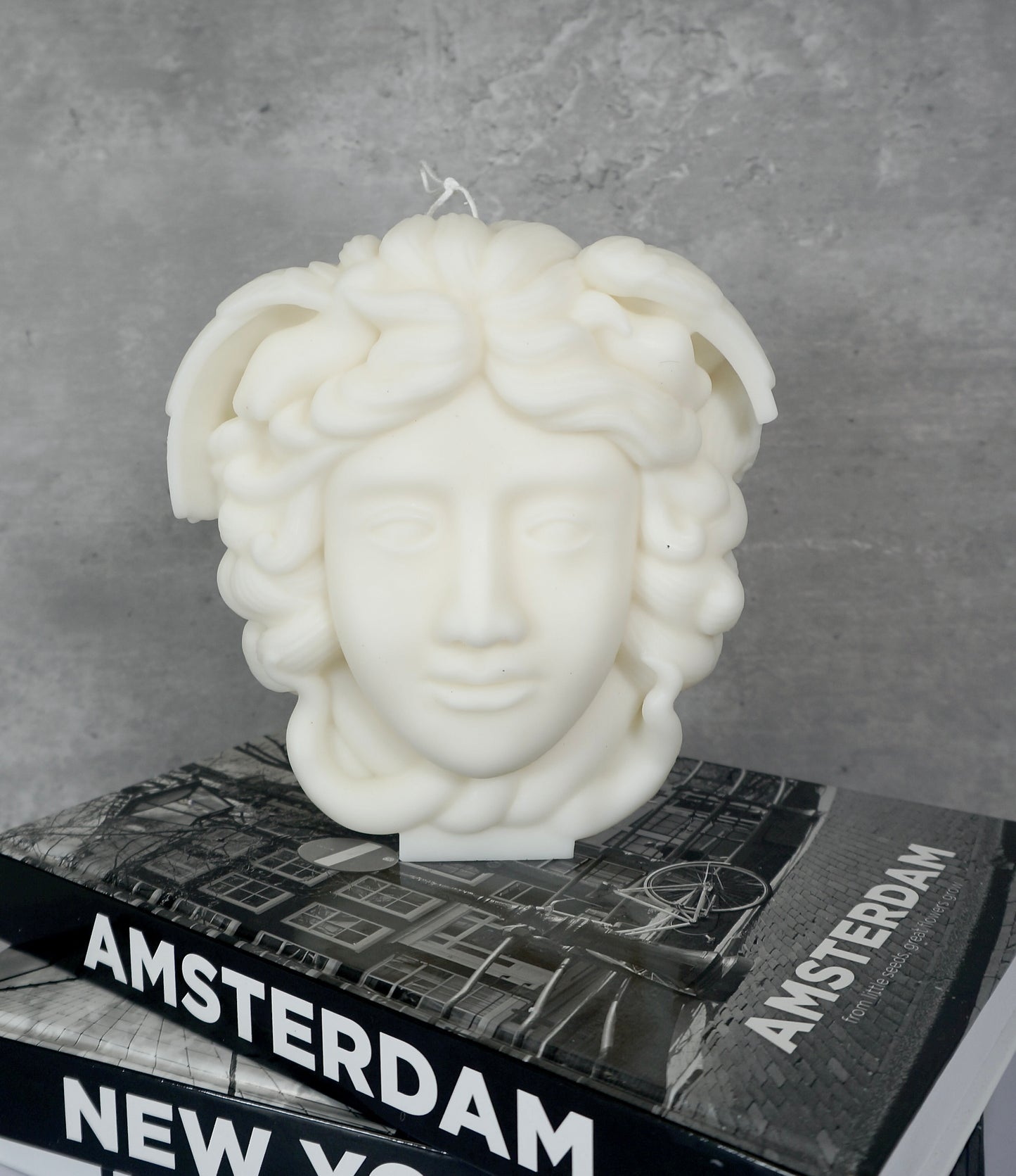 Medusa 3D Candle - Woman with snakes - Shaped Candle - Sculptural Candle - House warming Gift - Home Decor
