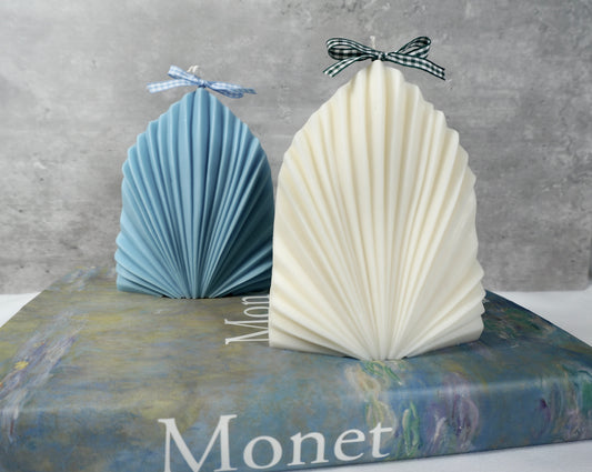 Elegant Shell Candle - Shaped Candle - Sculptural Candle - House warming Gift - Home Decor -Custom Colors 2023 NEW